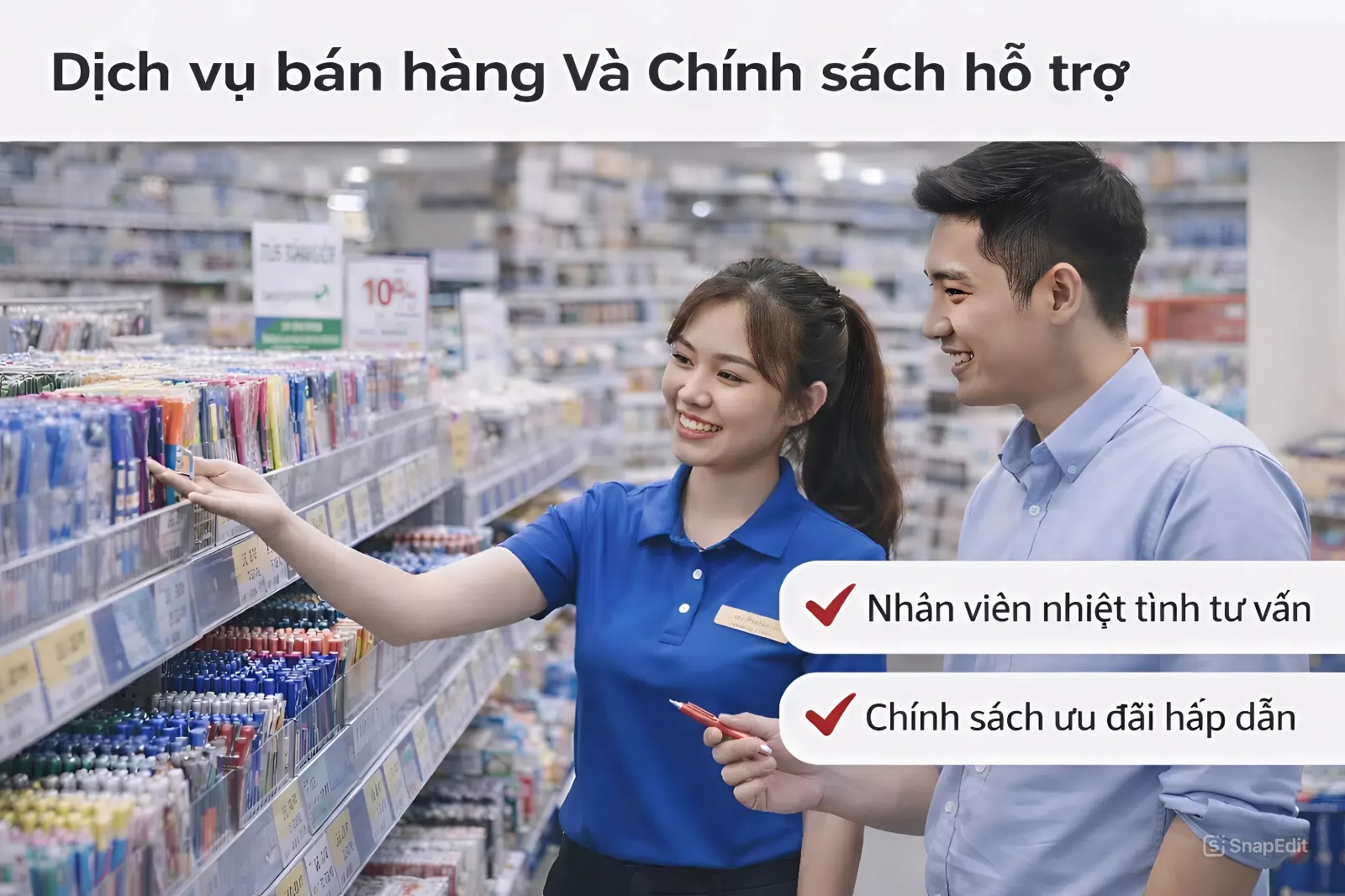 chính sách của cửa hàng văn phòng phẩm gần đây