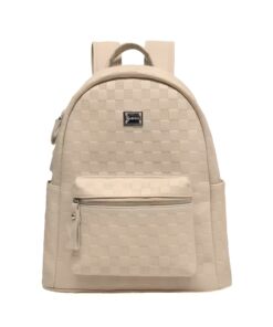 Balo Da Đi Học Size 40.37 Họa Tiết Caro Tag Hengya Chất Liệu Da PU Hàng Quảng Châu Cao Cấp7