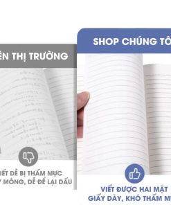 Tập Kẻ Ngang Notebook - Vở Học Sinh A5 Chất Lượng Tốt, Giấy Trắng, Đủ Số Trang Cho Mọi Nhu Cầu