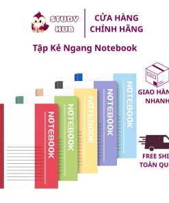 Tập Kẻ Ngang Notebook - Vở Học Sinh A5 Chất Lượng Tốt, Giấy Trắng, Đủ Số Trang Cho Mọi Nhu Cầu