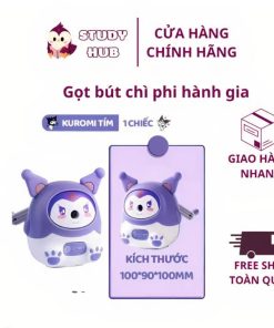Gọt bút chì phi hành quay tay dễ thương, Đồ chuốt bút chì tự động quay tay dễ sử dụng