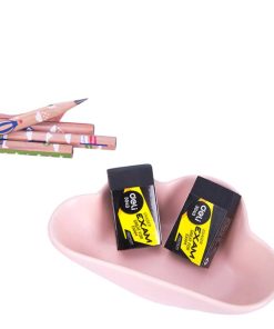 Gôm Tẩy Chì 2B / 4B Deli Màu Đen Tẩy Sạch Ít Vụn Tẩy Nhỏ Gọn - Phù Hợp Học Sinh, Sinh Viên, Văn Phòng Vẽ Thi Trắc Nghiệm