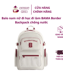 Balo nam nữ đi học đi làm BAMA Border Backpack chống nước nhiều ngăn đựng laptop 15.6 inch