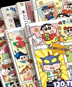 Sổ còng họa tiết Shin-cậu bé bút chì B5 120 trang + giấy [A5/B5]