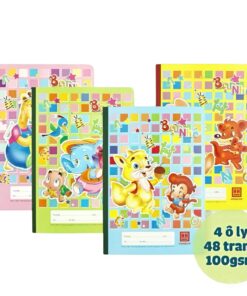 Combo 10 Vở ô li Hồng Hà 48 trang
